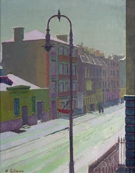 London Street in the Snow, 1917
